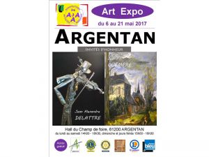 EXPOSITION  ART EXPO  à  ARGENTAN 2017