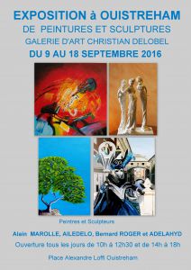 EXPOSITION de PEINTURES ET SCULPTURES à OUISTREHAM