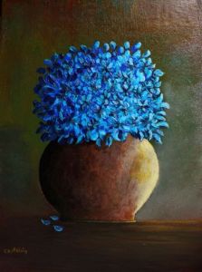 Voir le détail de cette oeuvre: Fleurs Bleues